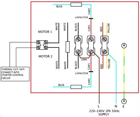 240v induction motor wiring 